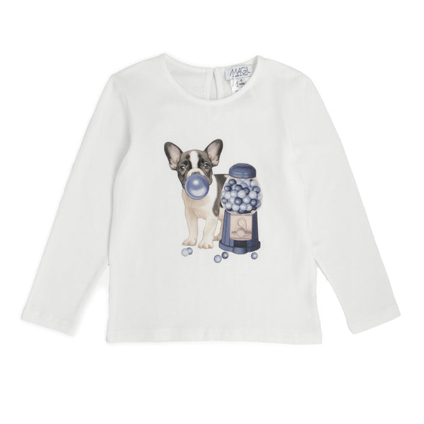 BULLDOG PRINT T-SHIRT