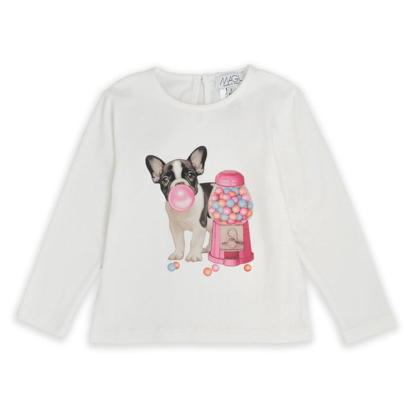 BULLDOG PRINT T-SHIRT