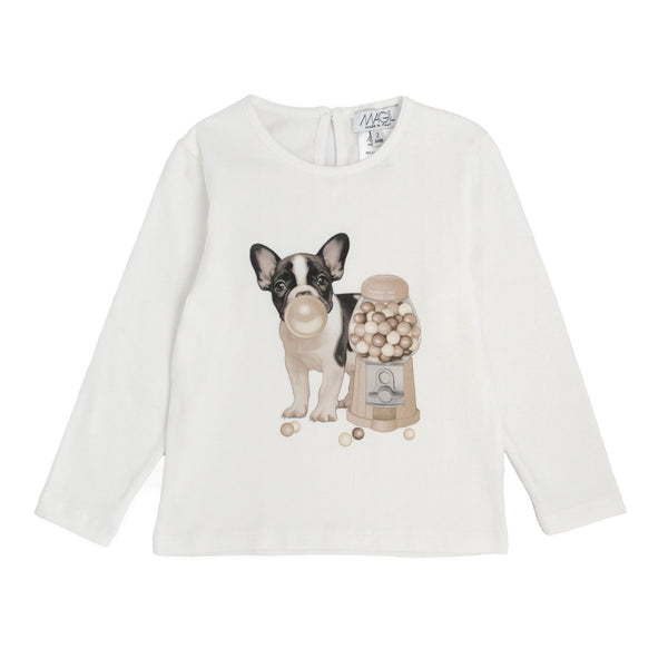 T-SHIRT Z Natisnjenim BULDOGOM
