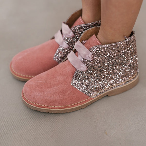 GLITTER LOAFERS