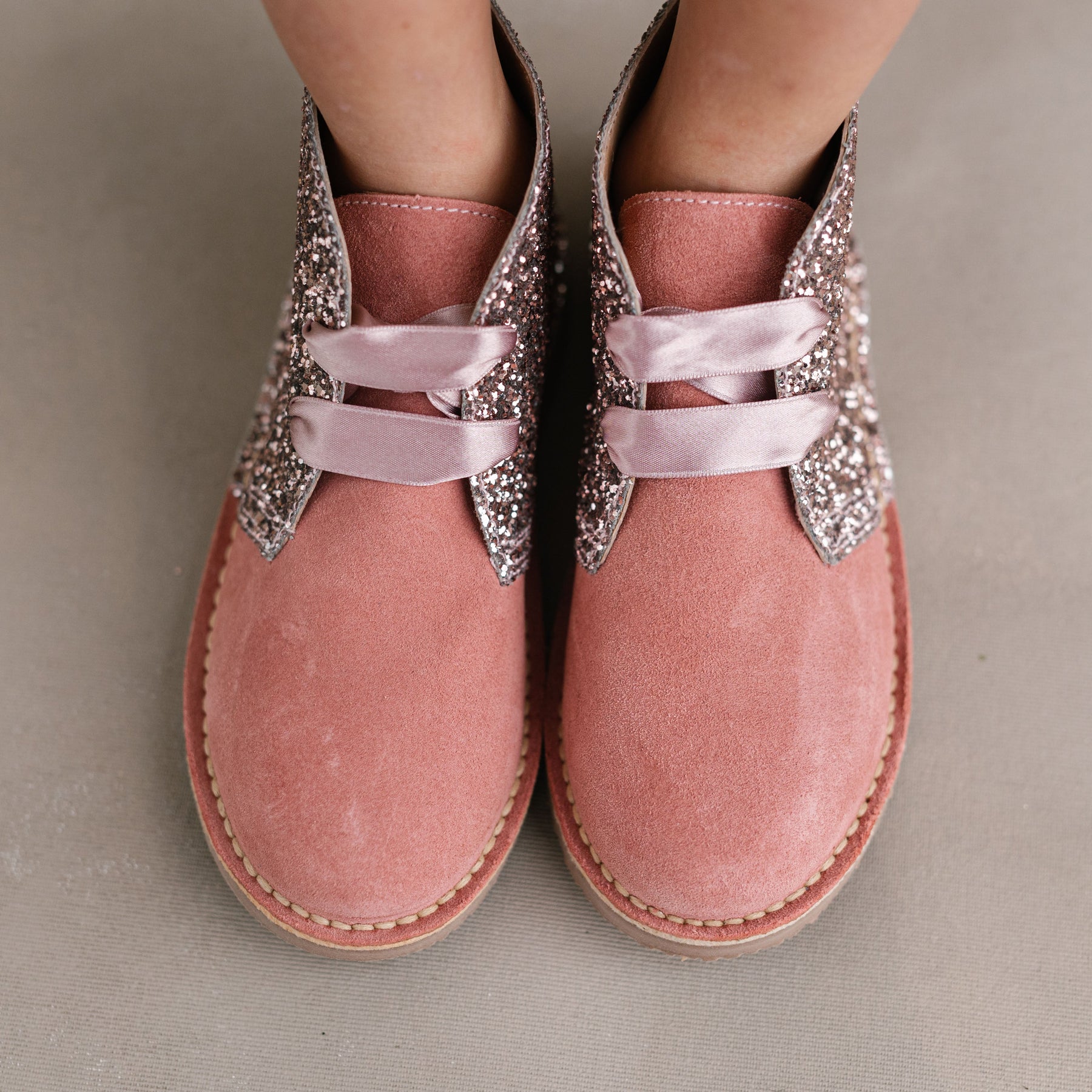 GLITTER LOAFERS