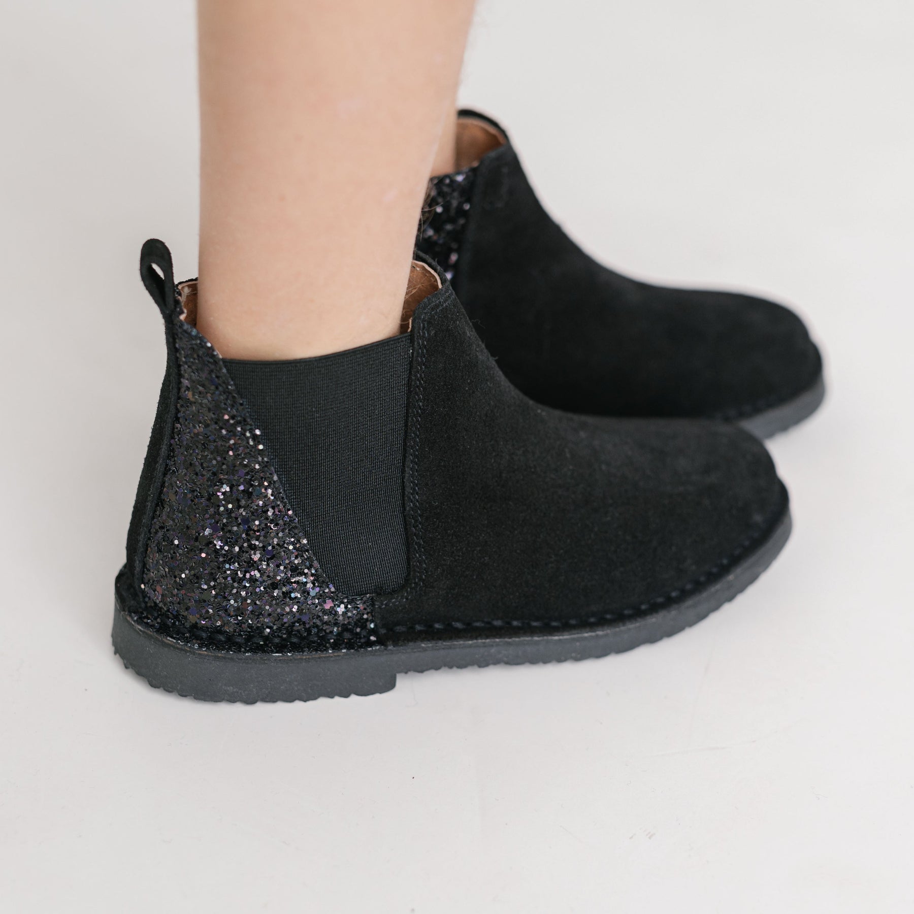 GLITTER ANKLE BOOT
