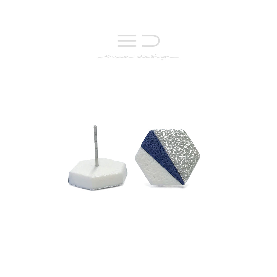 GO | bianco - blu navy - argento