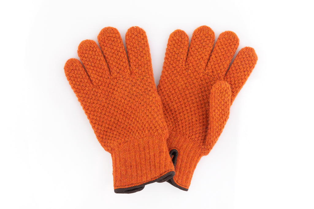 Coral Orange Gloves