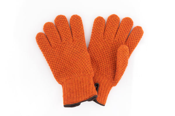 Coral Orange Gloves