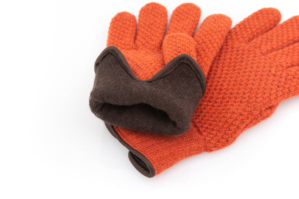 Coral Orange Gloves