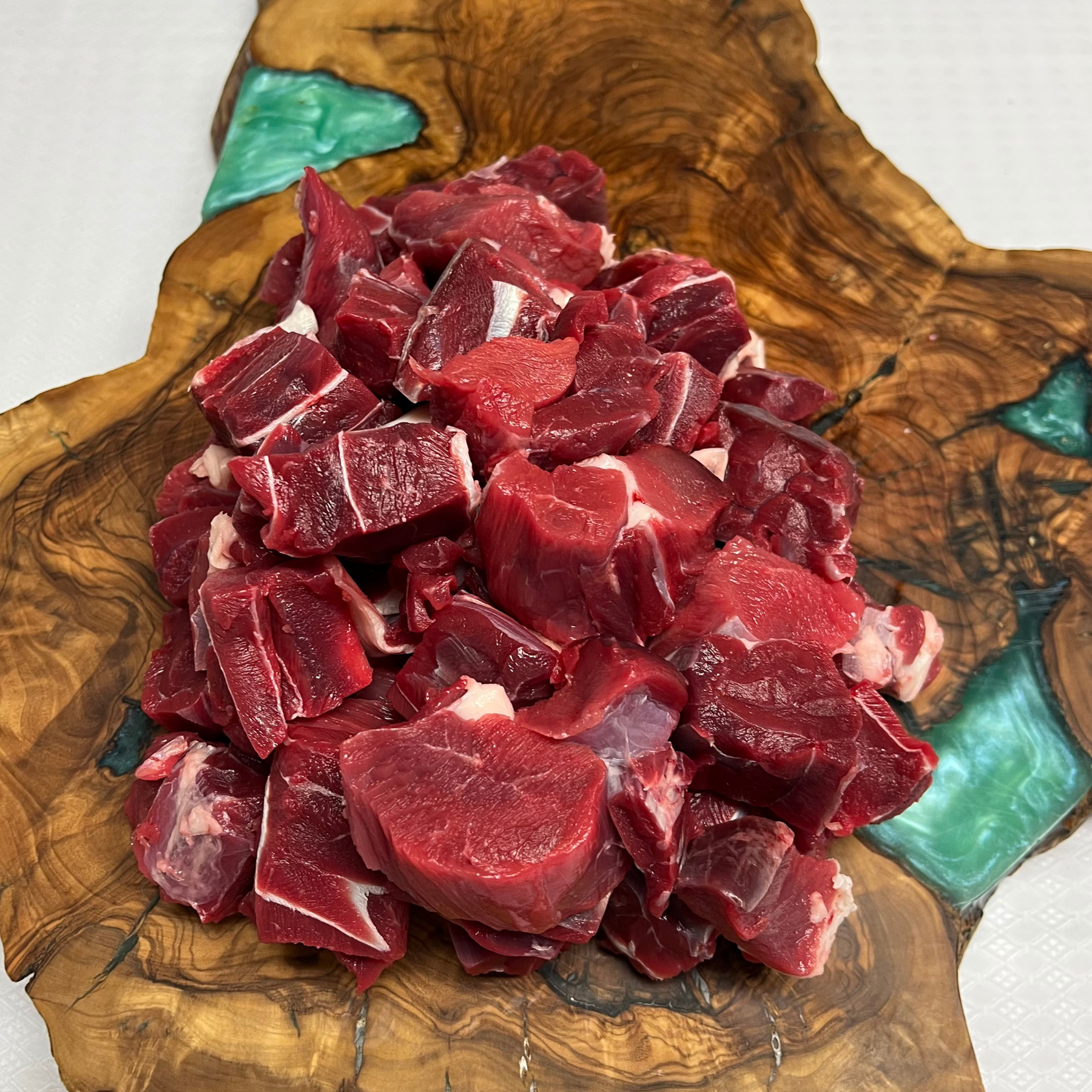 1 kg of beef for stew or ragout from Añoja, sliced cuts.