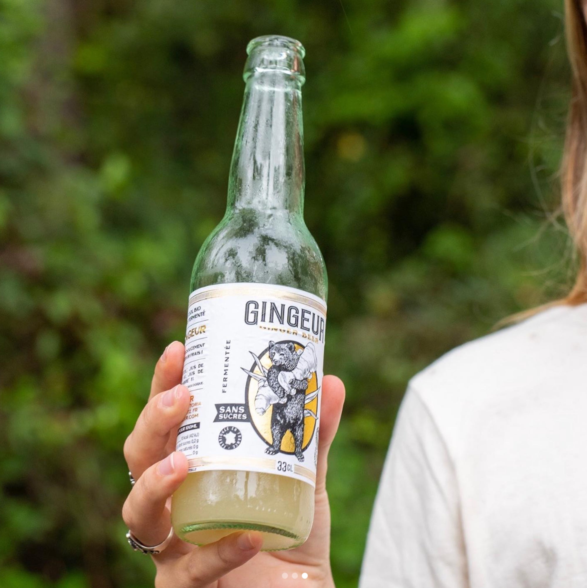 2 bottiglie di Ginger Beer Senza Zucchero con Difetti