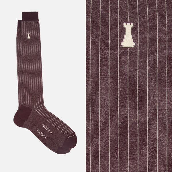 Boîte de 12 paires de chaussettes longues pour hommes en Filoscozia® - Motifs iconiques