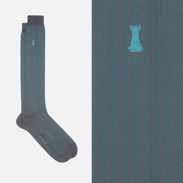 Julius Caesar - Long fine ribbed socks