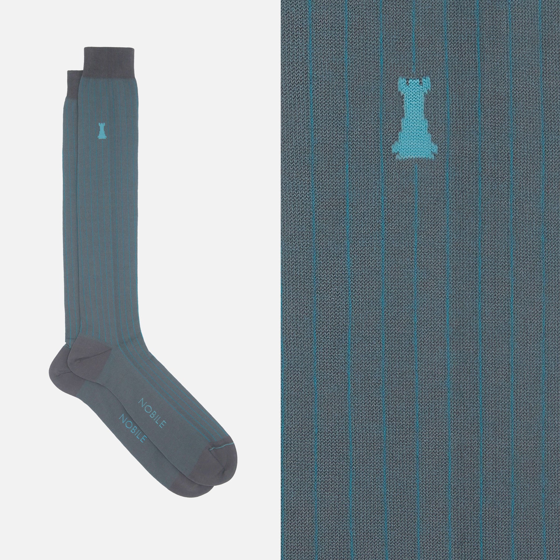 Box of 12 Pairs of Long Men's Socks in Filoscozia® - Iconic Patterns