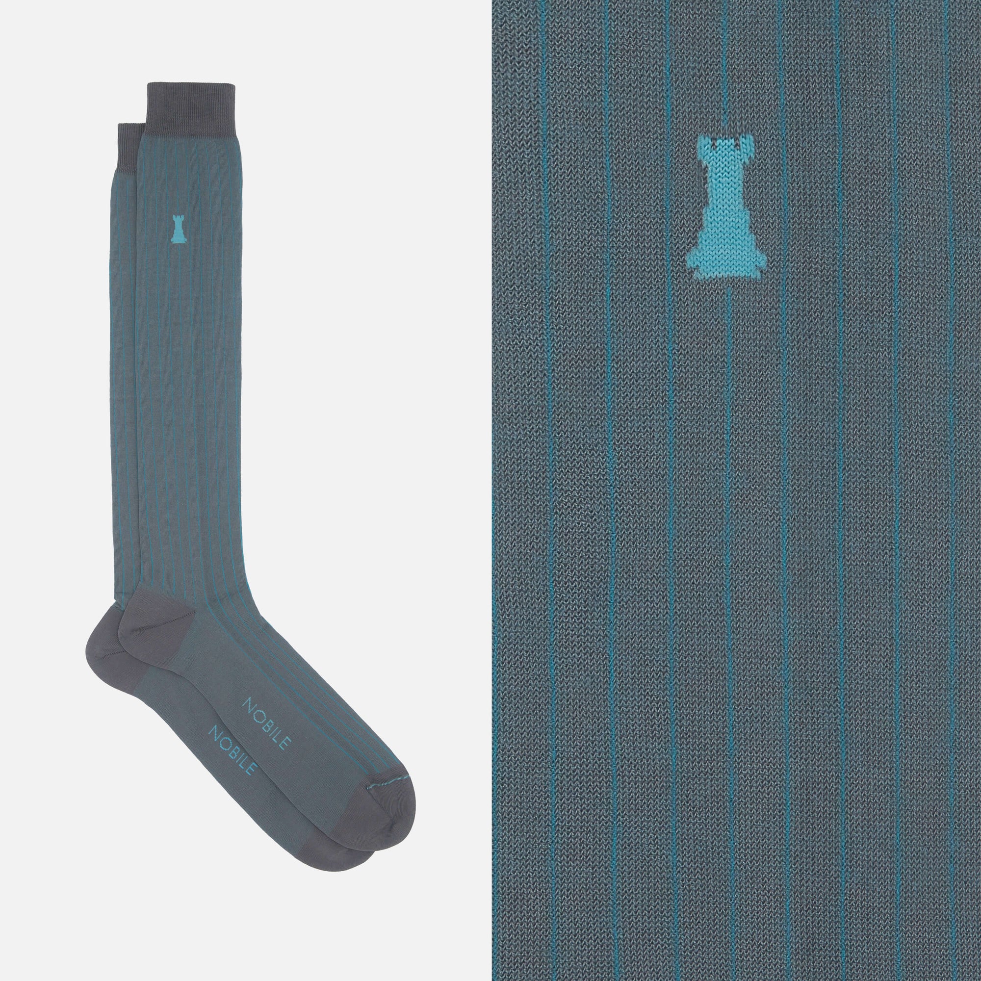 Box of 12 Pairs of Long Men's Socks in Filoscozia® - Iconic Patterns