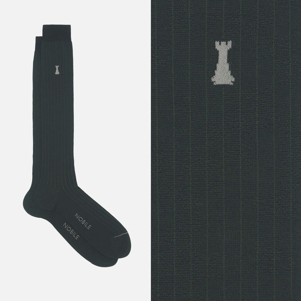 Box of 12 Pairs of Long Men's Socks in Filoscozia® - Iconic Patterns