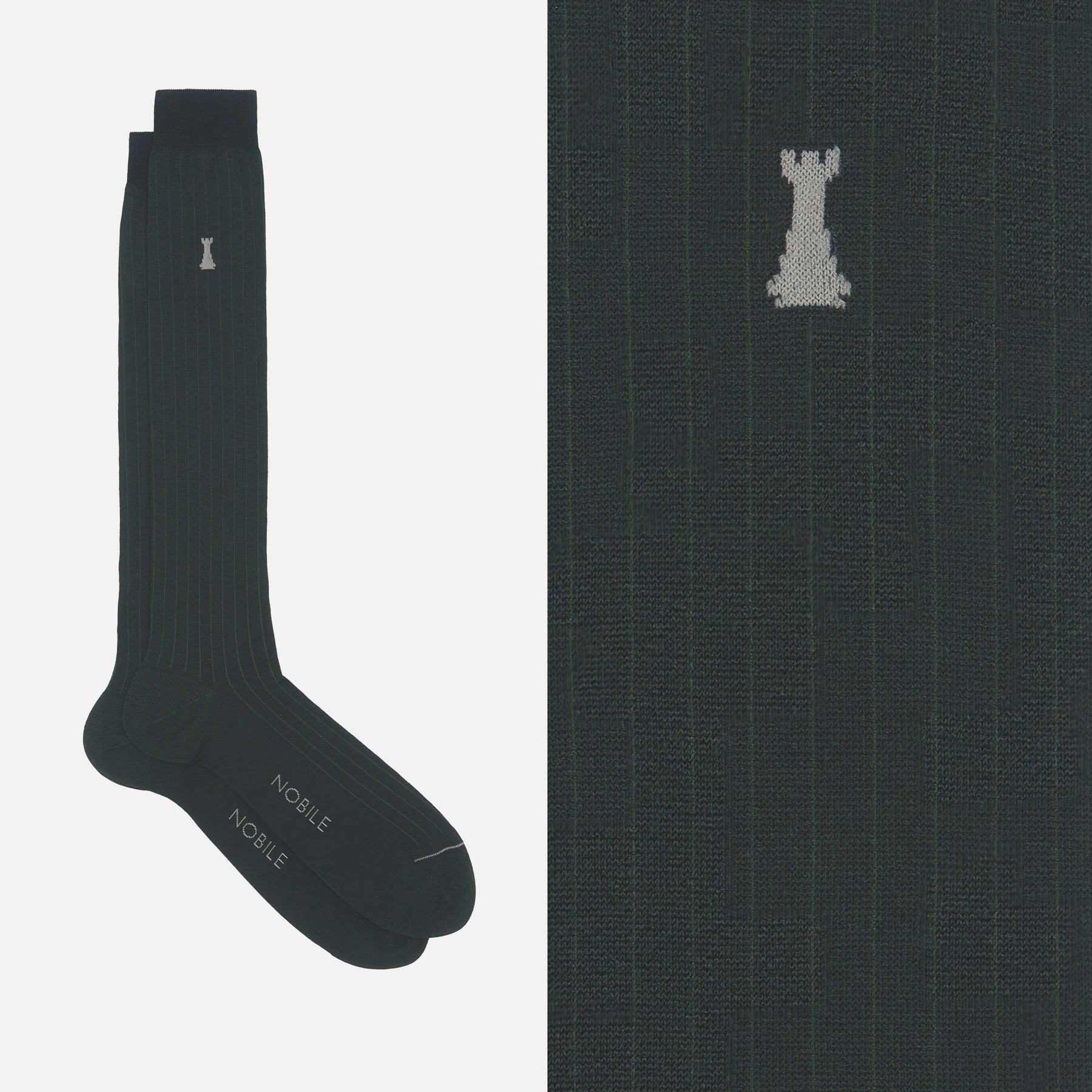 Julius Caesar - Long fine ribbed socks