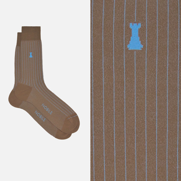 Box of 12 Pairs of Short Socks for Men in Filoscozia® - Iconic Patterns