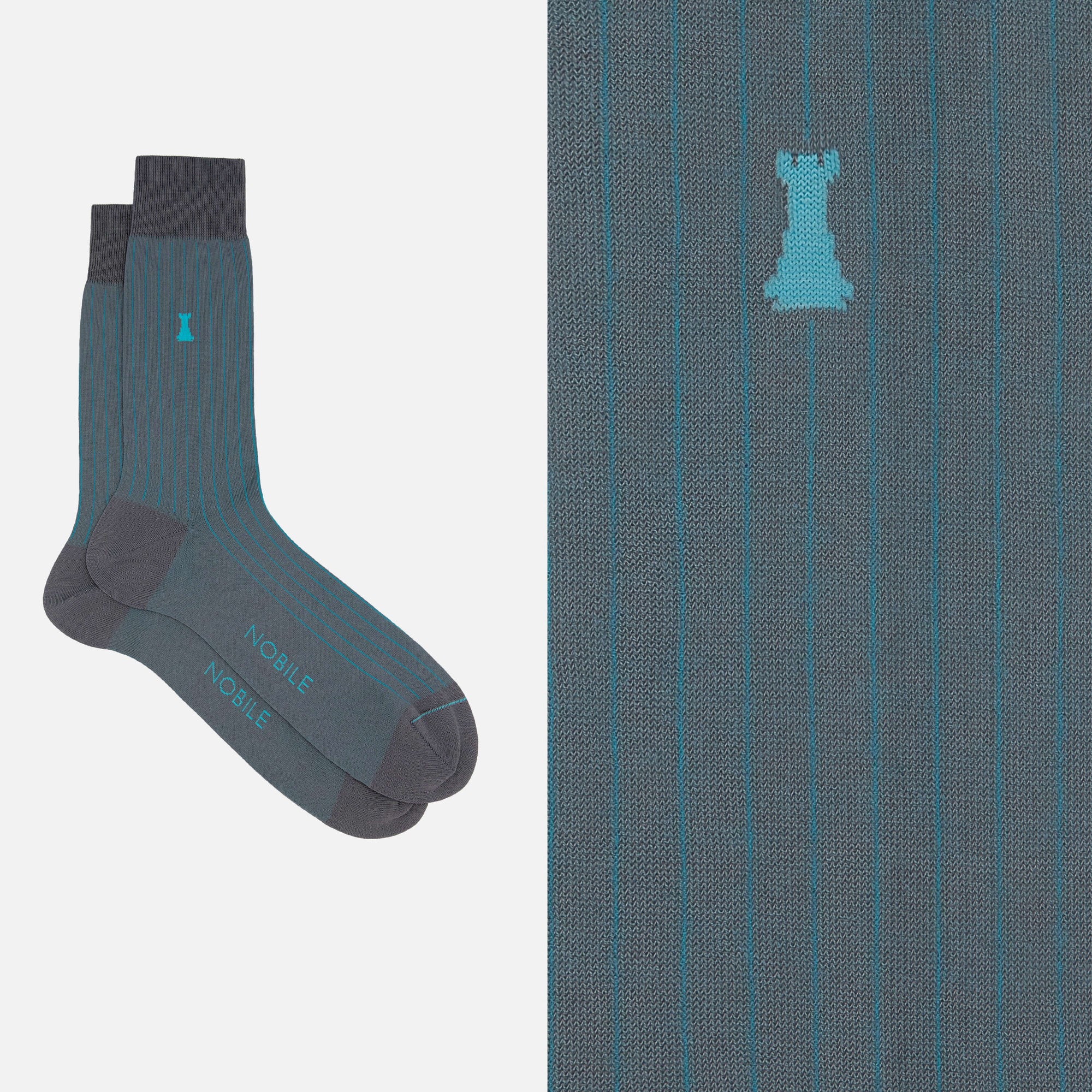Boîte de 12 paires de chaussettes courtes pour hommes en Filoscozia® - Motifs iconiques