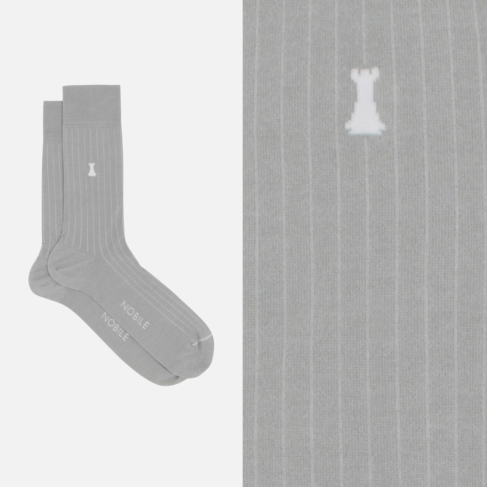 Boîte de 12 paires de chaussettes courtes - Noble Micro Rib