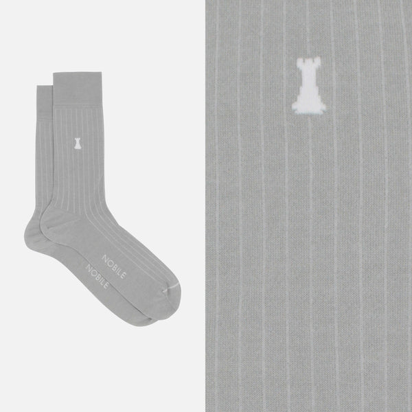 Boîte de 12 paires de chaussettes courtes - Noble Micro Rib