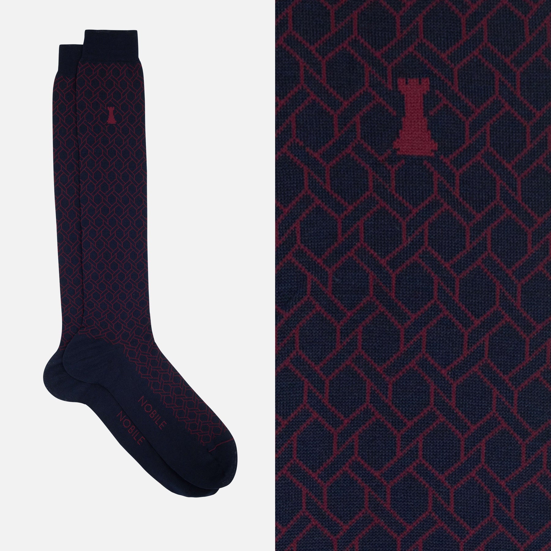 De’ Medici - Long Honeycomb Socks