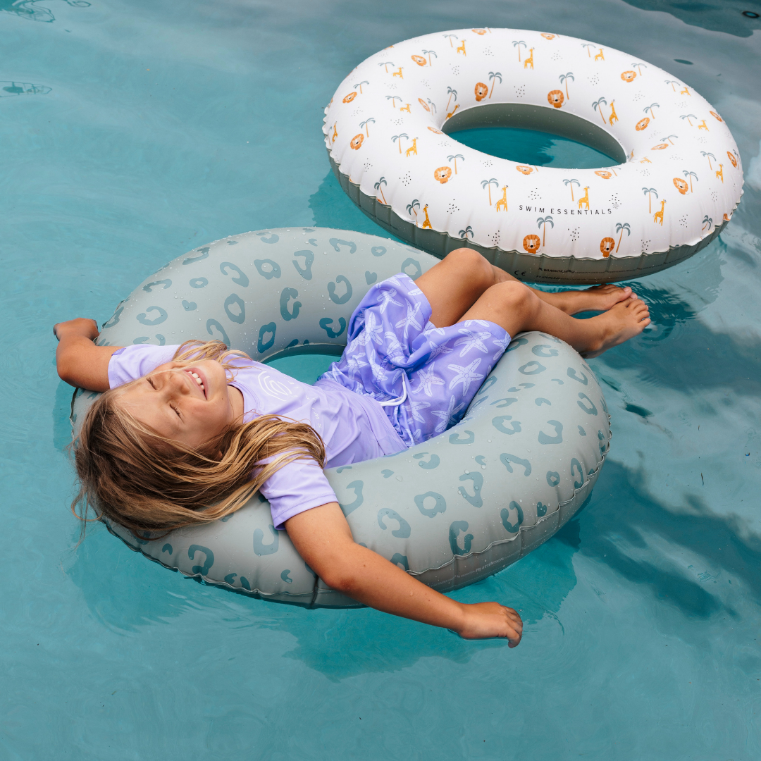 Zwemband- groen-panterprint-90-cm-swim-essentials-3