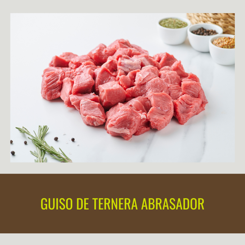 1 kg of beef for stew or ragout from Añoja, sliced cuts.