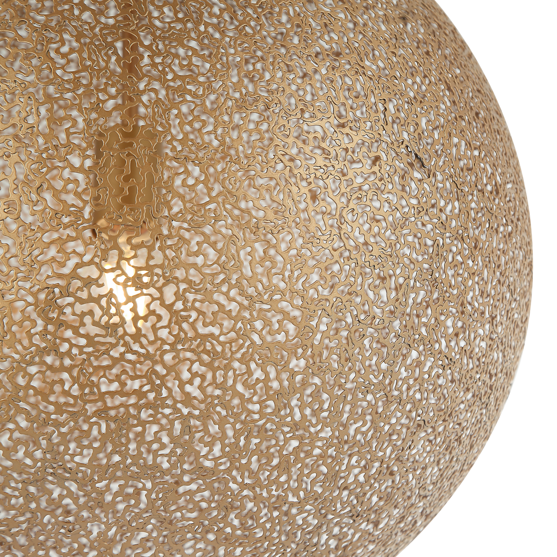 Various Oro Pendant Lamp – Ø40 cm – Glass/Metal – Stylish Design in Gold