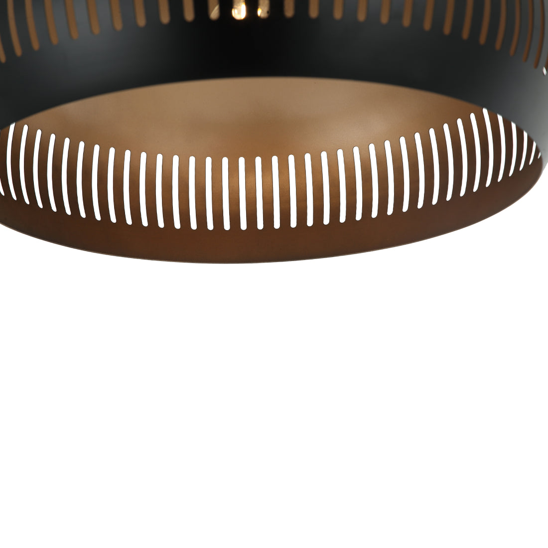 Various Pendelleuchte Duomo in Schwarz – 1-flammig – Ø50 cm – E27 – Modern & dekorativ