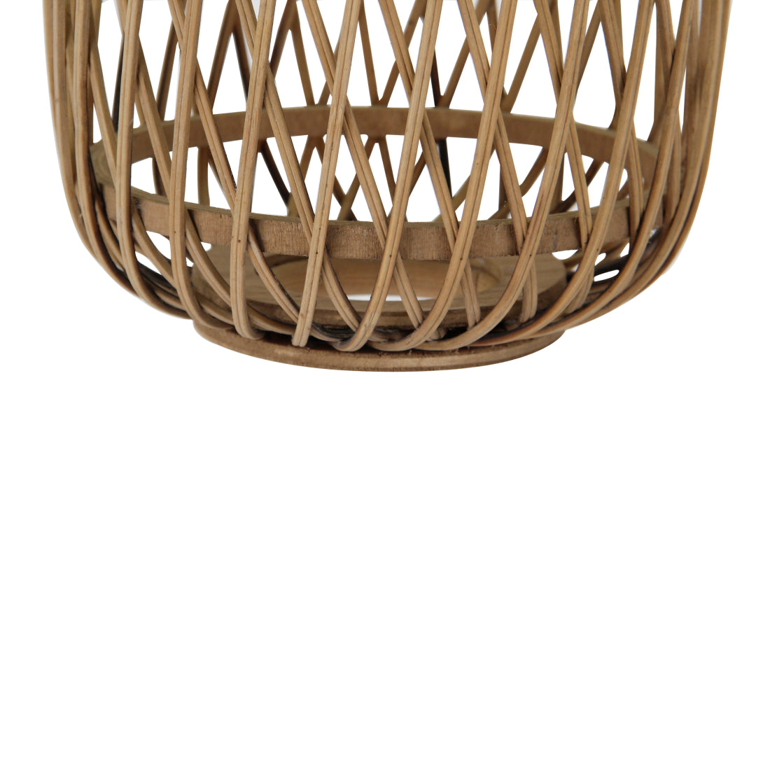 Bamboe hanglamp 21 cm – Chericoni Nature Diagonaal – 1 lichts – natuur hout