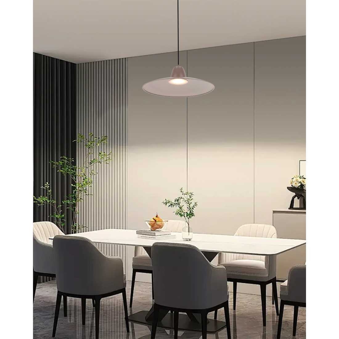 Various Roma Pendant Light Taupe – Ø48 cm – 1-bulb - Interior Cream