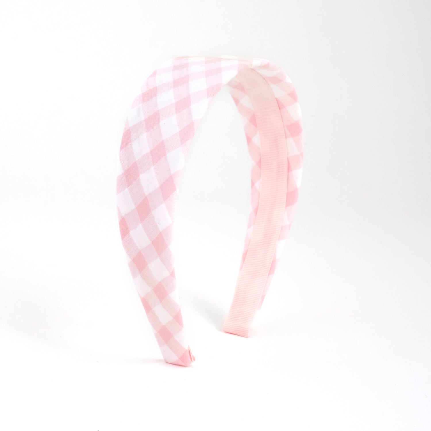 Cerchietto largo vichy