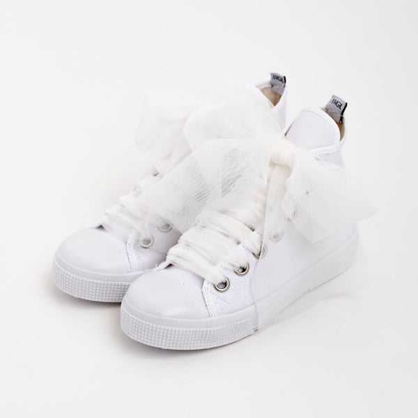 Sneaker alta in tela