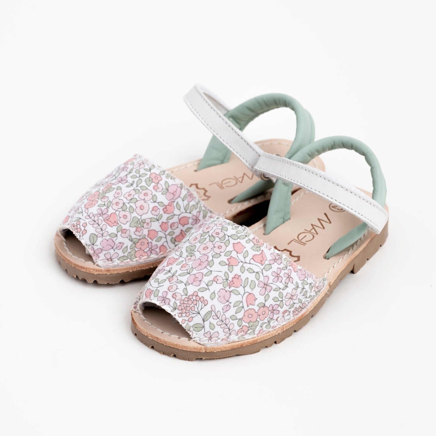 Minorchine tessuto fiorellino