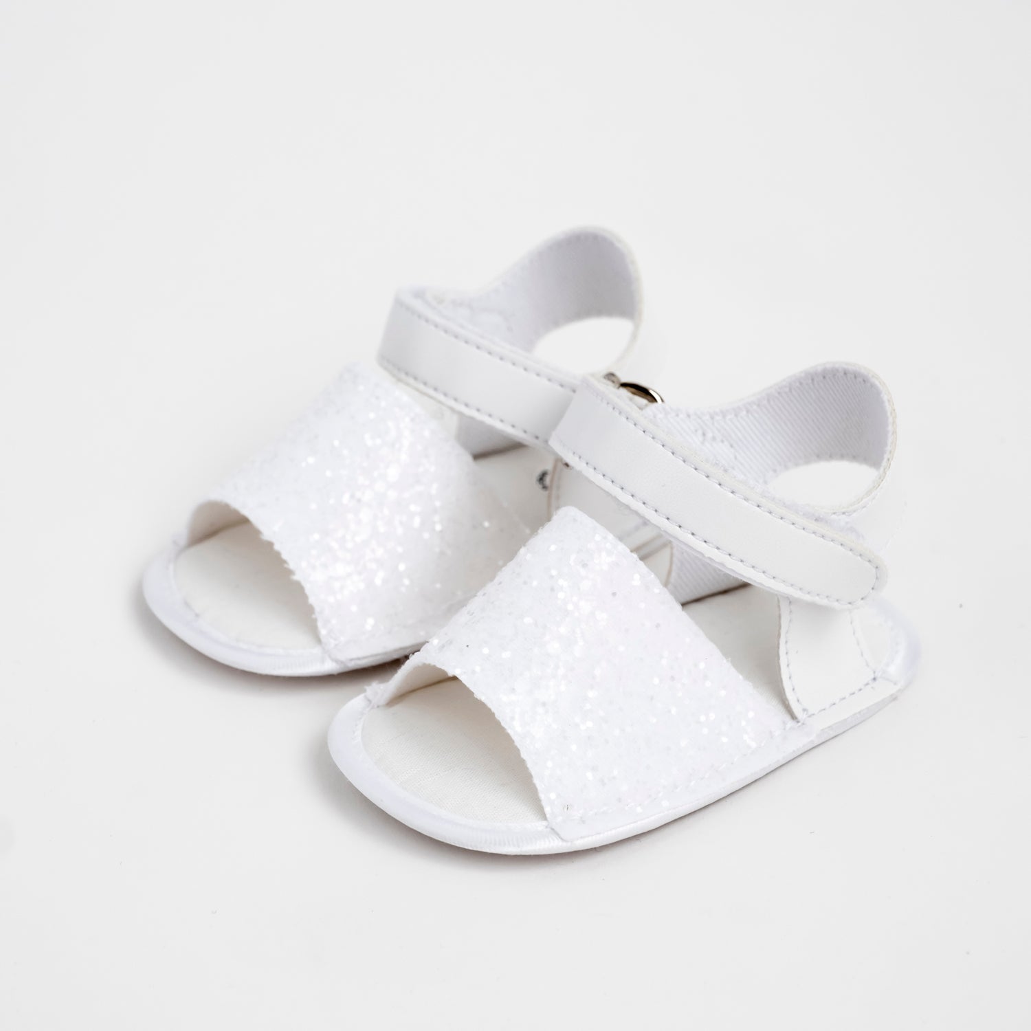Sandali culla con glitter