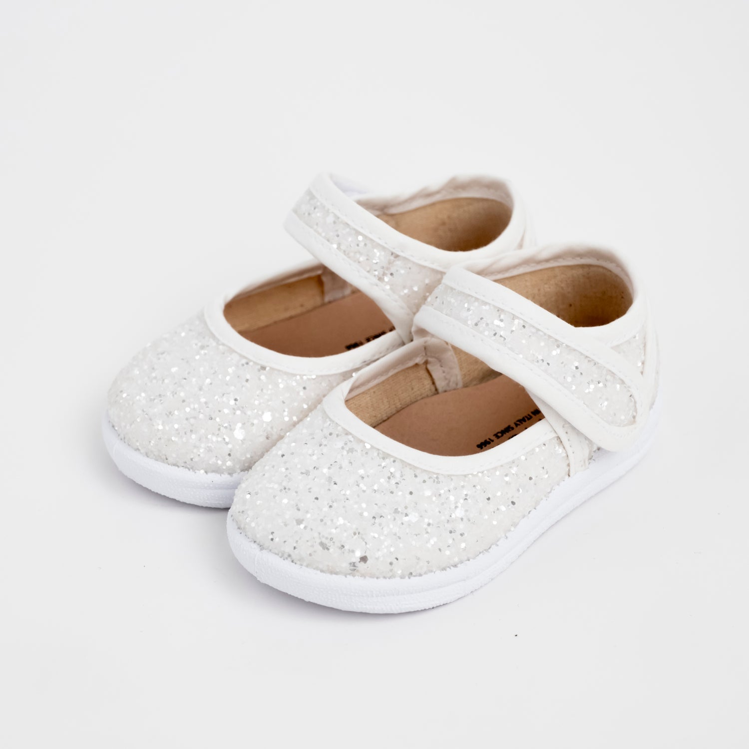 Bebe' con velcro glitter
