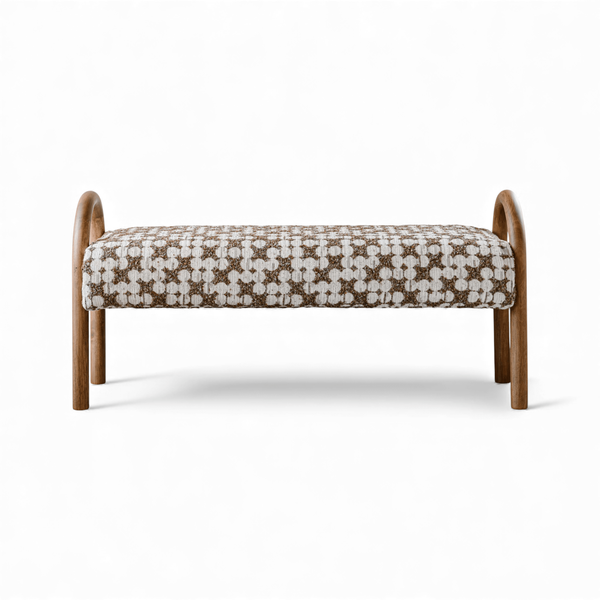 Indore Home - Hilton - Bench - Brown - Beige