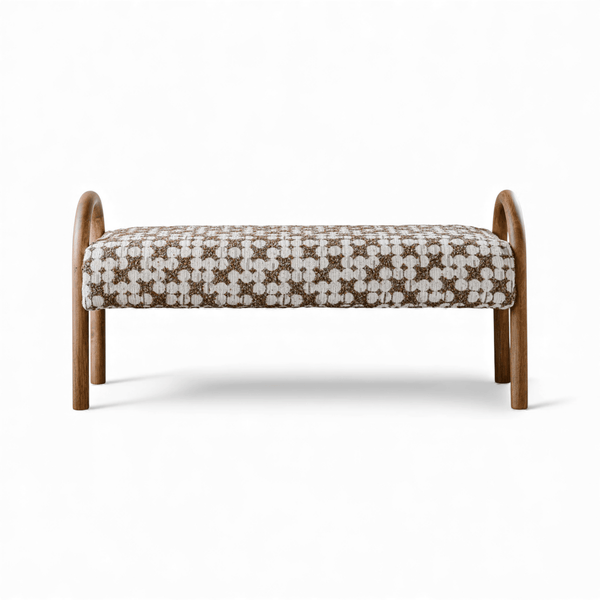 Indore Home - Hilton - Bench - Brown - Beige