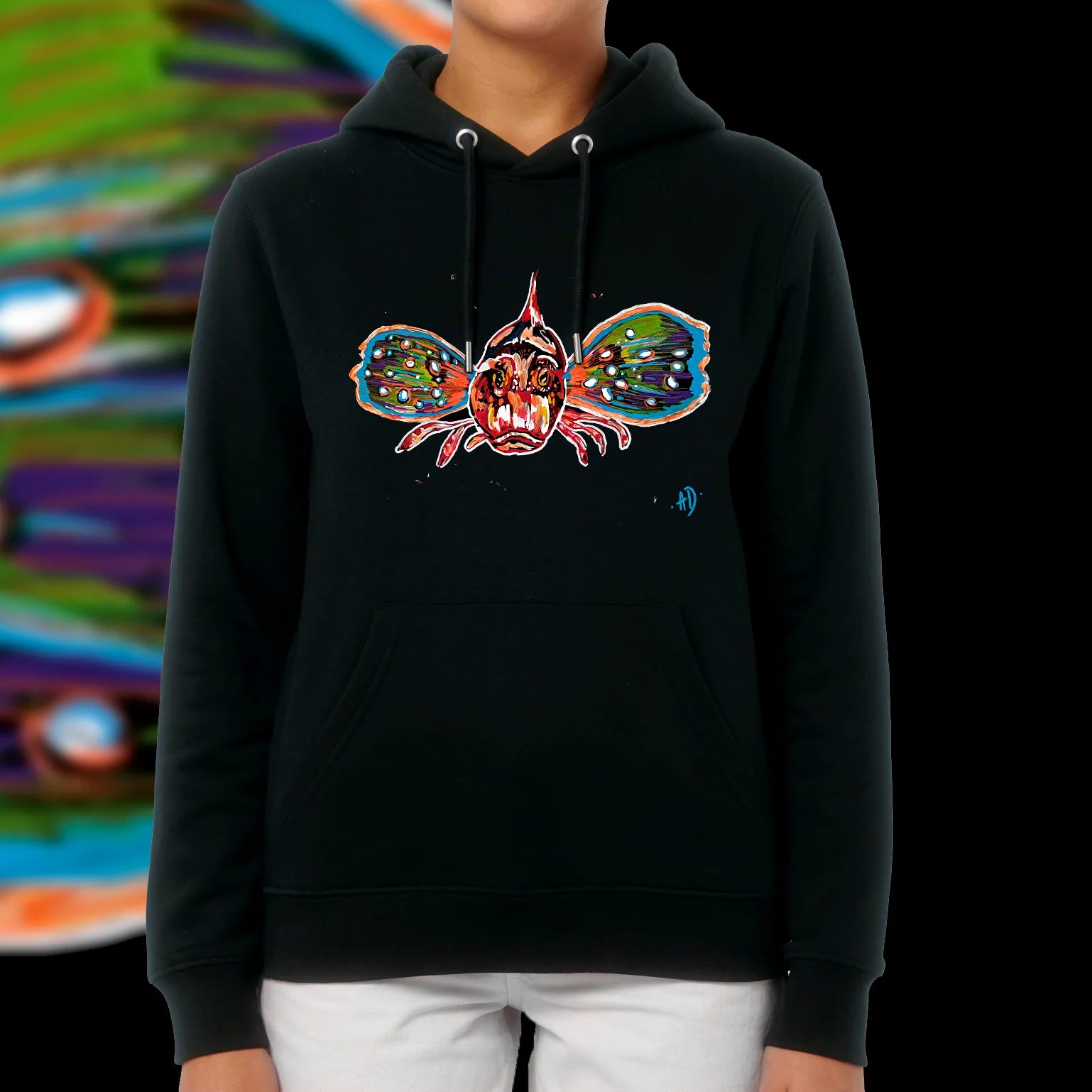 Hoodie - Red gurnard