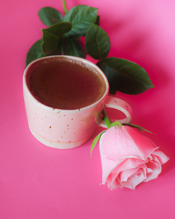 Soma evening cacao ritual styled flat lay