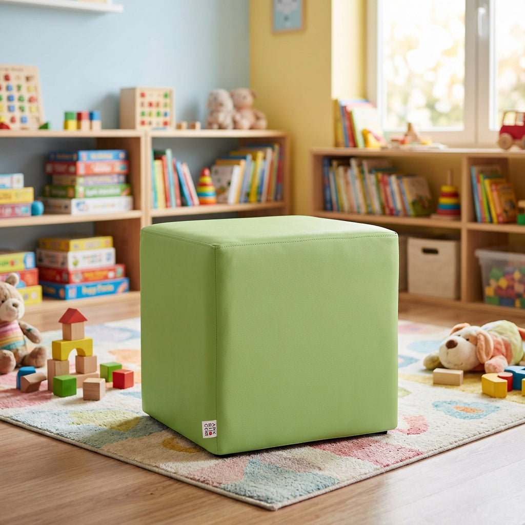 DADO ECO 42, Eco-Leather Pouf Zip 42x42 h42