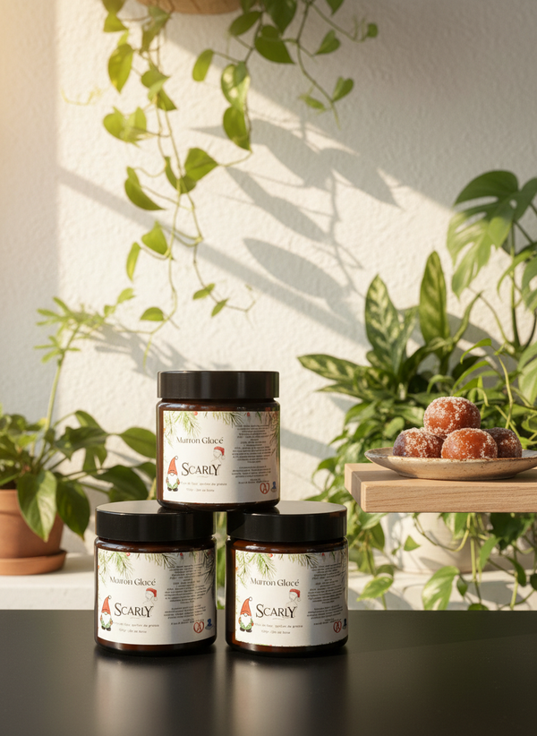 Bougie de Noël Édition Limitée - Châtaigne Glacée