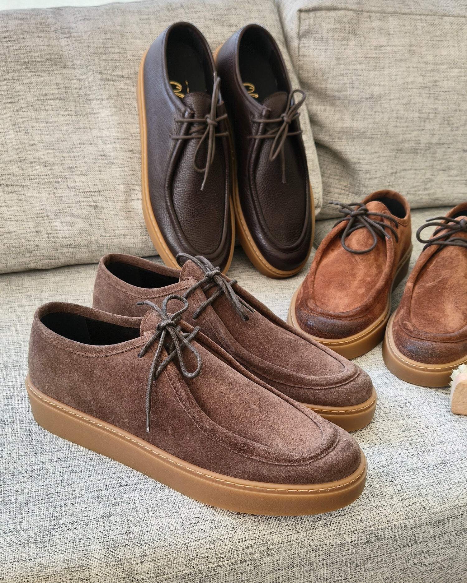 PERUGIA - Brown Suede