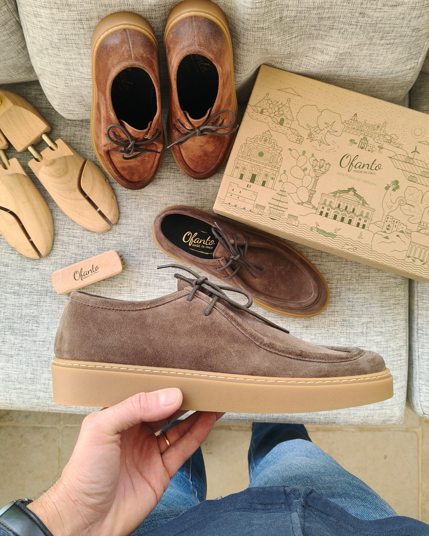 PERUGIA - Brown Suede