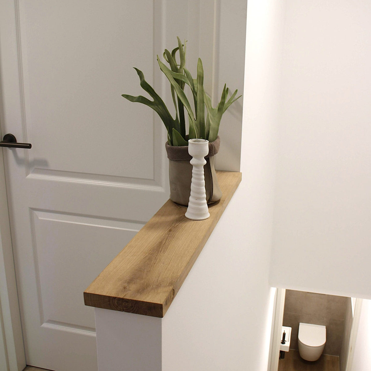 Houten vensterbank – eiken – 28 mm – op maat