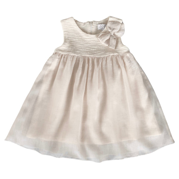 DRESS IN FLEECE AND ORGANZA
