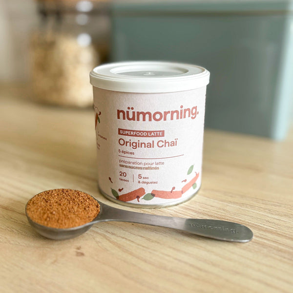 cuillère doseuse en acier pour latte type chaï