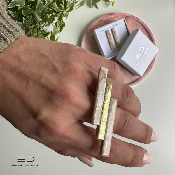 summertime marble | powdery gold | limited