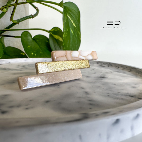 summertime marble | powdery gold | limited
