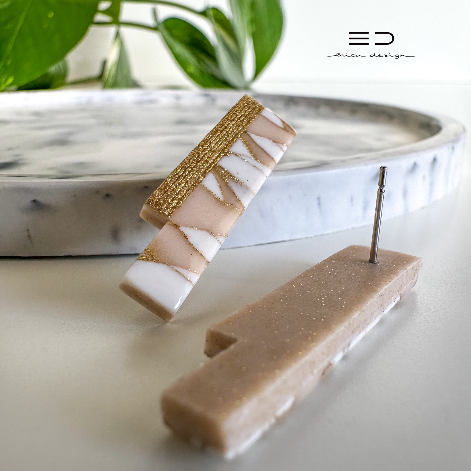 summertime marble | powdery gold | limited