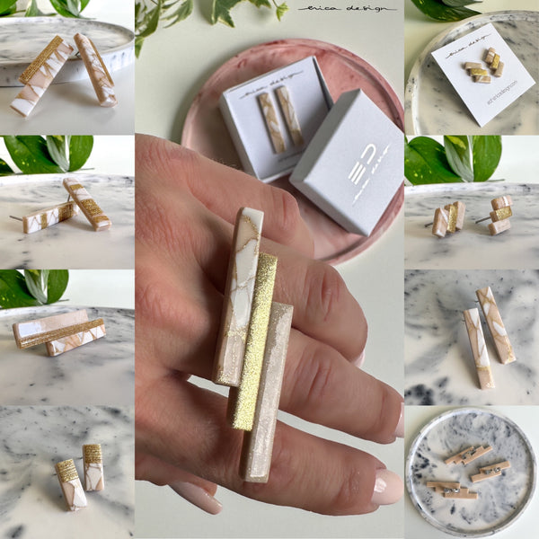 summertime marble | powder gold | limited