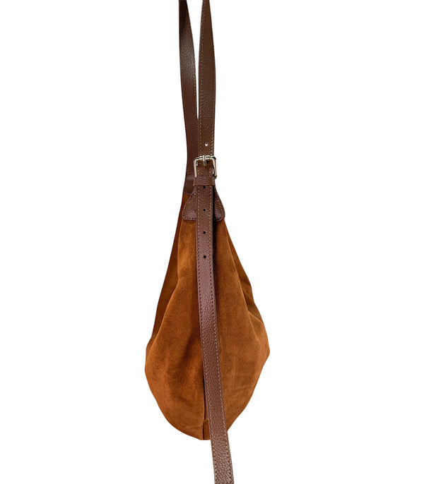 Mega Cru Suede con Cognac